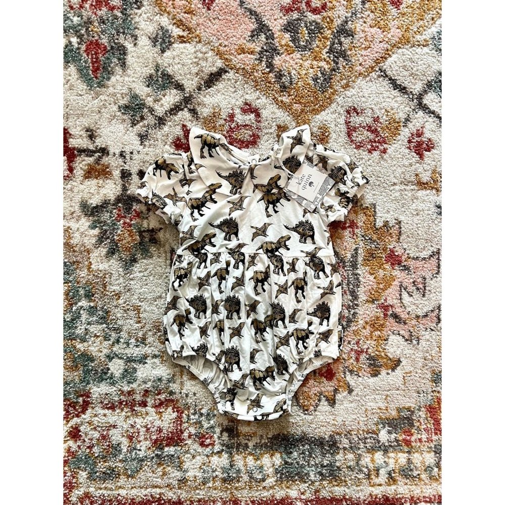Kate Quinn Neutral Dinosaur Peterpan Bubble | Size 2T
